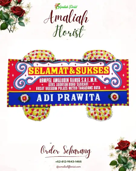 Papan Bunga Ucapan Selamat Langkahan